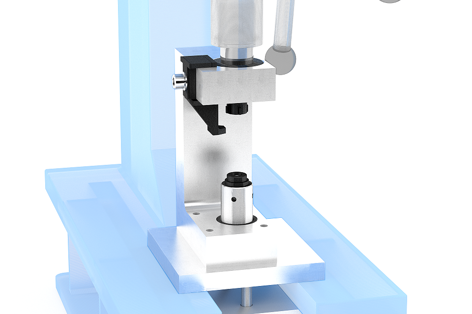 Приспособление для кернения крестовин от Энсет